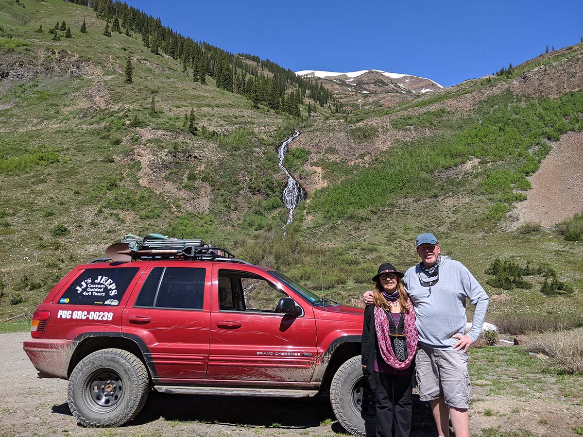 Waterfall of Crested Butte Jeep Tour - JJ's Jeep Tours - Crested Butte CO