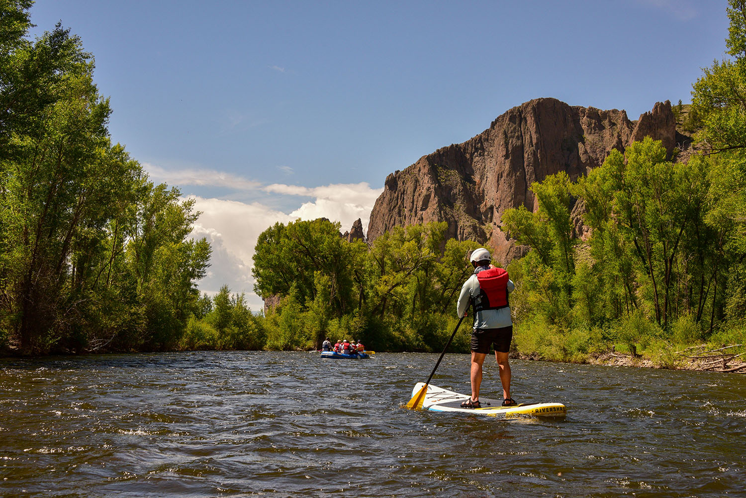 Stand Up Paddling In Crested Butte