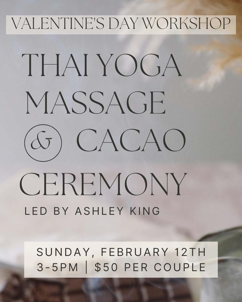 Valentines Day Thai Yoga Massage Hey Crested Butte