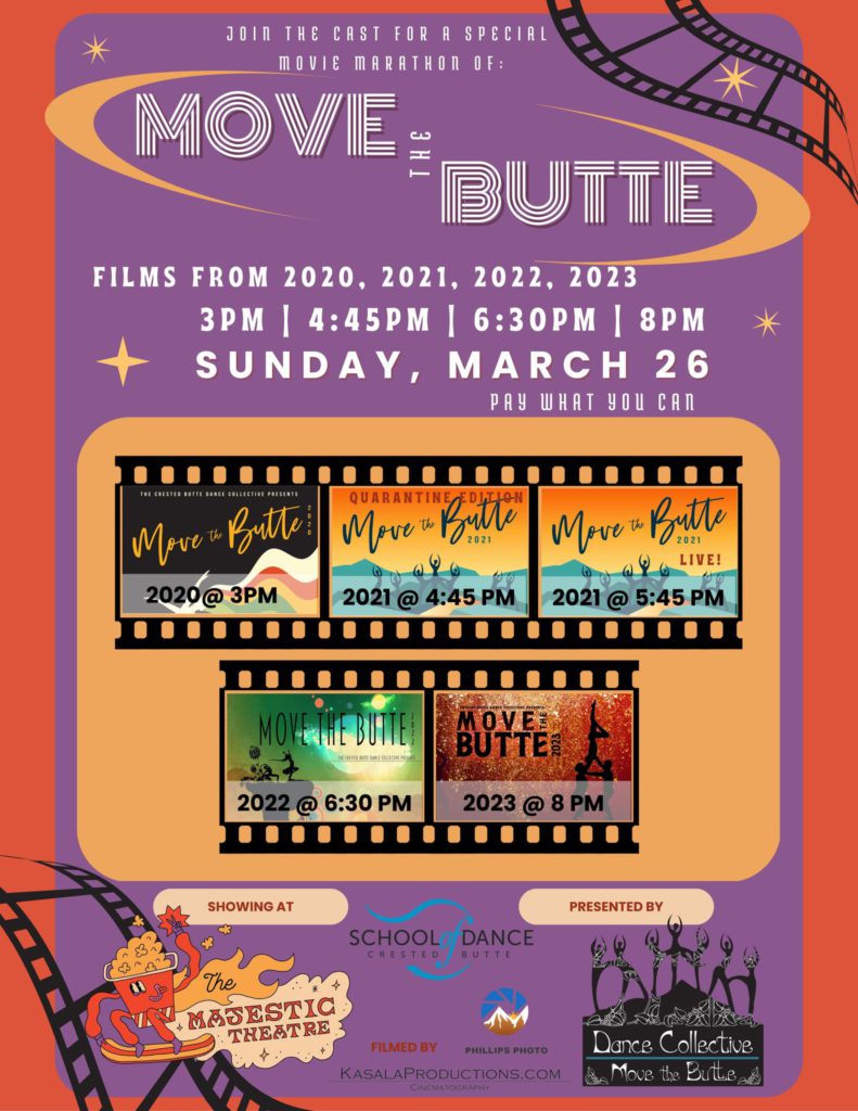 Move the Butte Movie Marathon Hey Crested Butte