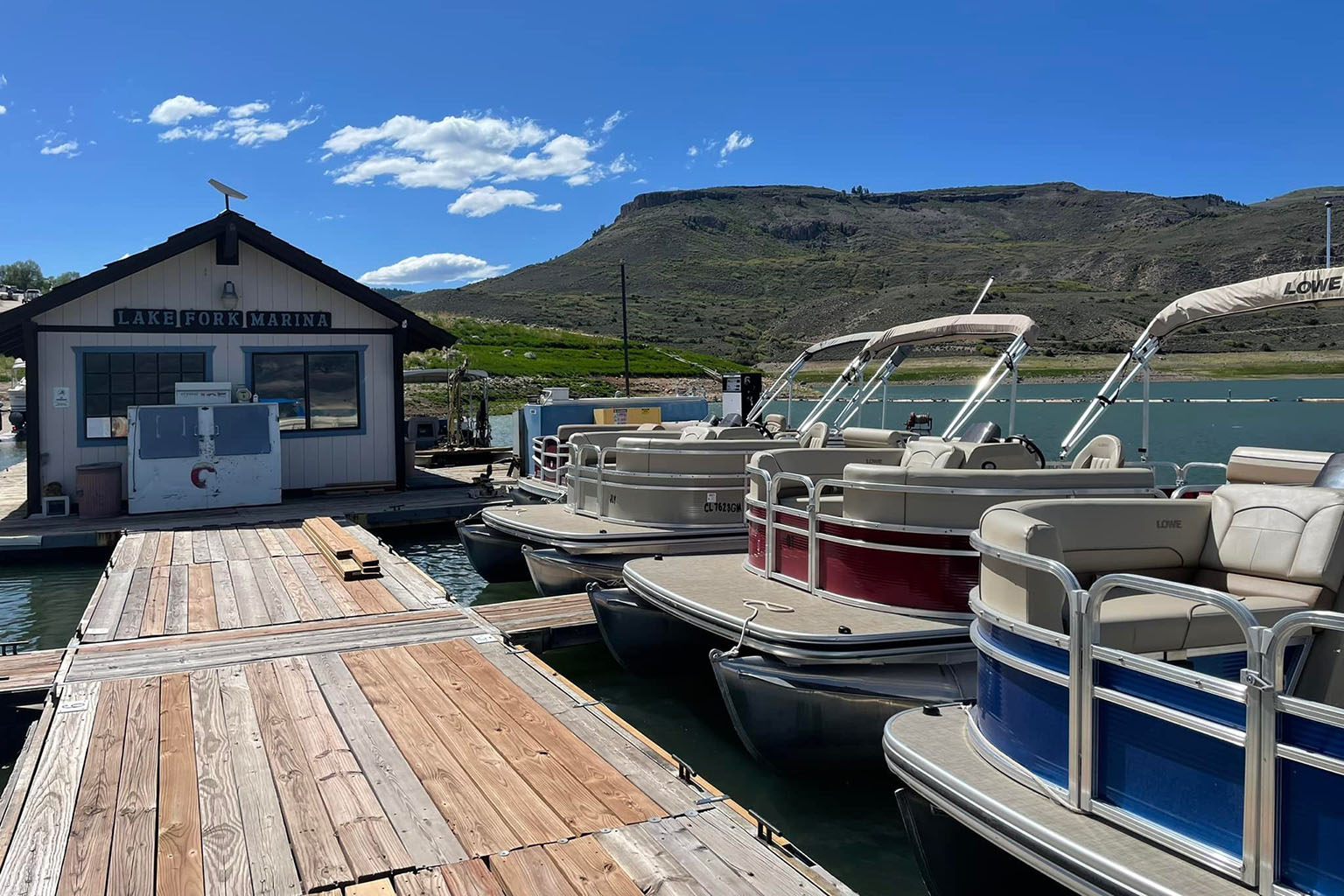 Elk Creek Marina on Blue Mesa Reservoir