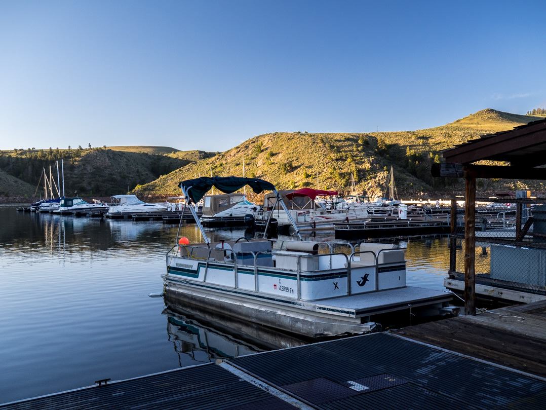 Elk Creek Marina on Blue Mesa Reservoir